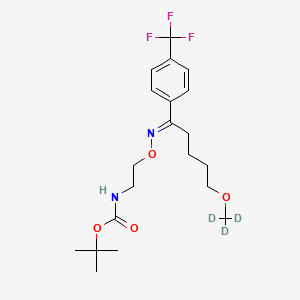 molecular formula C20H29F3N2O4 B564547 N-Boc Fluvoxamine-d3 CAS No. 1185235-90-8