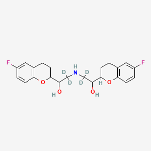molecular formula C22H25F2NO4 B564555 rac Nebivolol-d4 (Major) CAS No. 1219407-55-2