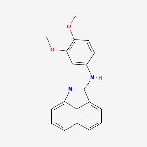 molecular formula C19H16N2O2 B5645563 N-(3,4-dimethoxyphenyl)benzo[cd]indol-2-amine 