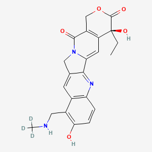 molecular formula C22H21N3O5 B564561 去甲拓扑替康-d3 CAS No. 1217633-79-8