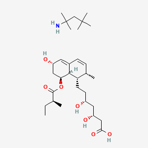 molecular formula C31H55NO7 B564565 Pravastatin 1,1,3,3-Tetramethylbutylamine CAS No. 151006-14-3