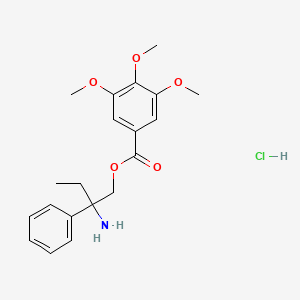 molecular formula C20H26ClNO5 B564566 N,N-Didesmethyl Trimebutine Hydrochloride CAS No. 84333-60-8