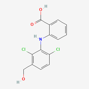 molecular formula C14H11Cl2NO3 B564568 2-[[2,6-Dichloro-3-(hydroxymethyl)phenyl]amino]benzoic acid CAS No. 67318-61-0