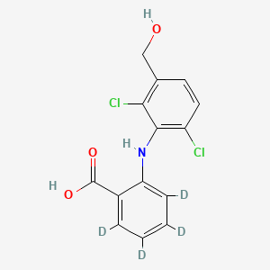 3-Hydroxymethyl Meclofenamic Acid-d4