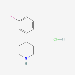 molecular formula C11H15ClFN B564574 4-(3-氟苯基)哌啶盐酸盐 CAS No. 104774-94-9