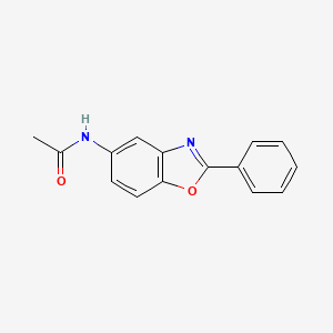 molecular formula C15H12N2O2 B5645762 N-(2-phenyl-1,3-benzoxazol-5-yl)acetamide 
