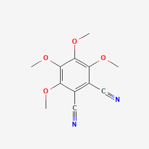 molecular formula C12H12N2O4 B5645810 3,4,5,6-tetramethoxyphthalonitrile 