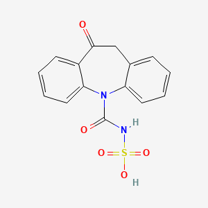 molecular formula C15H12N2O5S B564583 Oxcarbazepine N-Sulfate CAS No. 1159977-54-4