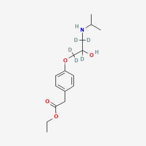 Metoprolol Acid-d5 Ethyl Ester