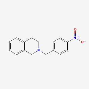 molecular formula C16H16N2O2 B5645876 2-(4-nitrobenzyl)-1,2,3,4-tetrahydroisoquinoline 