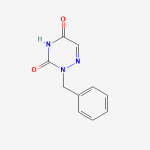 molecular formula C10H9N3O2 B5645940 2-benzyl-1,2,4-triazine-3,5(2H,4H)-dione CAS No. 5991-46-8