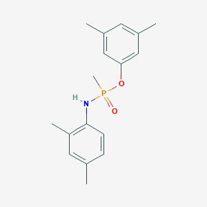 molecular formula C17H22NO2P B5645948 3,5-dimethylphenyl N-(2,4-dimethylphenyl)-P-methylphosphonamidoate 