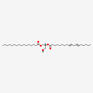 molecular formula C37H68O5 B564600 (1-十六烷酰氧基-3-羟基丙烷-2-基)十八-9,12-二烯酸酯 CAS No. 73649-99-7