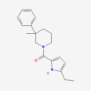 1-[(5-ethyl-1H-pyrrol-2-yl)carbonyl]-3-methyl-3-phenylpiperidine