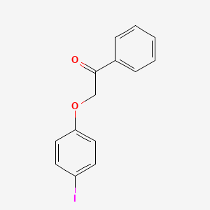 molecular formula C14H11IO2 B5646023 2-(4-iodophenoxy)-1-phenylethanone 