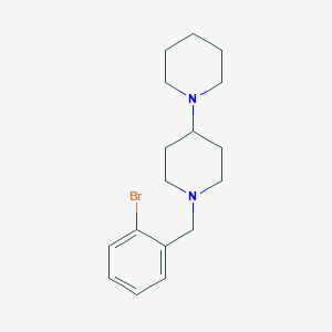 molecular formula C17H25BrN2 B5646063 1'-(2-bromobenzyl)-1,4'-bipiperidine 