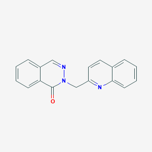 molecular formula C18H13N3O B5646113 2-(quinolin-2-ylmethyl)phthalazin-1(2H)-one 