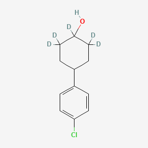 molecular formula C12H15ClO B564625 4-(4-Chlorophenyl)cyclohexanol-d5 CAS No. 1189961-66-7