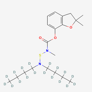 molecular formula C20H32N2O3S B564637 Carbosulfan-d18 CAS No. 1189903-75-0