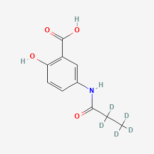 molecular formula C10H11NO4 B564649 N-Propionyl Mesalazine-d5 CAS No. 1189861-06-0