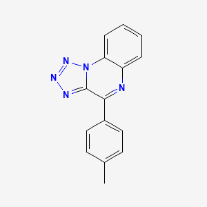 molecular formula C15H11N5 B5646505 4-(4-methylphenyl)tetrazolo[1,5-a]quinoxaline 