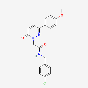 molecular formula C20H18ClN3O3 B5646529 N-(4-chlorobenzyl)-2-[3-(4-methoxyphenyl)-6-oxo-1(6H)-pyridazinyl]acetamide 