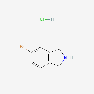 molecular formula C8H9BrClN B564658 5-Bromoisoindoline hydrochloride CAS No. 919346-89-7