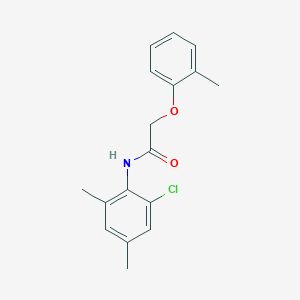 molecular formula C17H18ClNO2 B5646606 N-(2-chloro-4,6-dimethylphenyl)-2-(2-methylphenoxy)acetamide 