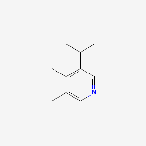 Pyridine, 3,4-dimethyl-5-(1-methylethyl)-
