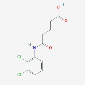 molecular formula C11H11Cl2NO3 B5646739 5-[(2,3-dichlorophenyl)amino]-5-oxopentanoic acid 