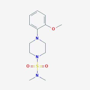 molecular formula C13H21N3O3S B5646803 4-(2-methoxyphenyl)-N,N-dimethyl-1-piperazinesulfonamide 
