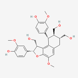 molecular formula C30H34O9 B564685 Spathulatol CAS No. 1373888-27-7