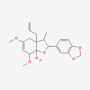 molecular formula C21H26O6 B564689 Ferrearin D CAS No. 104701-05-5