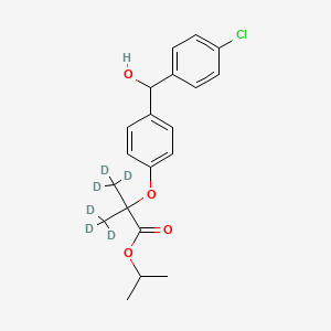 molecular formula C20H23ClO4 B564700 二氢非诺贝特-d6 CAS No. 1189501-82-3