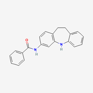 molecular formula C21H18N2O B5647075 N-(10,11-dihydro-5H-dibenzo[b,f]azepin-3-yl)benzamide 
