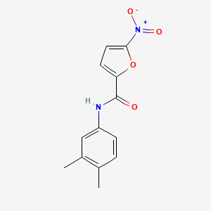molecular formula C13H12N2O4 B5647147 N-(3,4-dimethylphenyl)-5-nitro-2-furamide 
