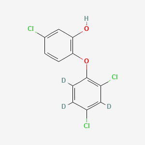 molecular formula C12H7Cl3O2 B564716 Triclosan-d3 CAS No. 1020719-98-5
