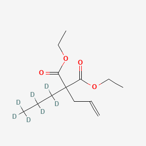 molecular formula C13H22O4 B564717 2-Propenyl-(propyl-d7)-propanedioic Acid Diethyl Ester CAS No. 1215738-07-0