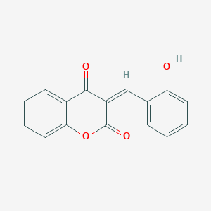 molecular formula C16H10O4 B5647219 3-(2-hydroxybenzylidene)-2H-chromene-2,4(3H)-dione 