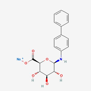 4-Aminobiphenyl |A-D-Glucuronide Sodium Salt