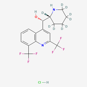 molecular formula C17H17ClF6N2O B564739 Mefloquine-d9 Hydrochloride CAS No. 1217653-15-0