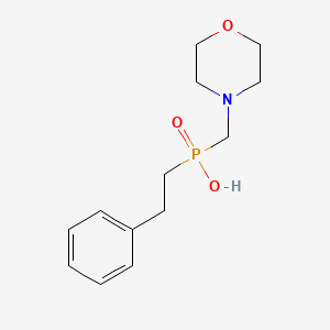 molecular formula C13H20NO3P B5647406 (4-morpholinylmethyl)(2-phenylethyl)phosphinic acid 