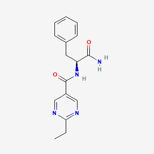 N-[(2-ethyl-5-pyrimidinyl)carbonyl]-L-phenylalaninamide