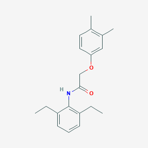 molecular formula C20H25NO2 B5647544 N-(2,6-diethylphenyl)-2-(3,4-dimethylphenoxy)acetamide 