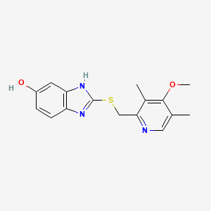 molecular formula C16H17N3O2S B564759 5-O-Desmethyl Omeprazole Sulfide CAS No. 103877-02-7