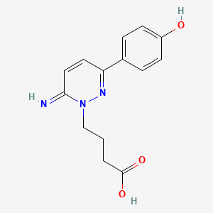 molecular formula C14H15N3O3 B564771 Desmethyl Gabazine CAS No. 835870-49-0