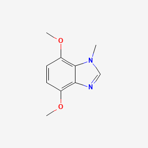molecular formula C10H12N2O2 B5647716 4,7-dimethoxy-1-methyl-1H-benzimidazole CAS No. 7711-51-5