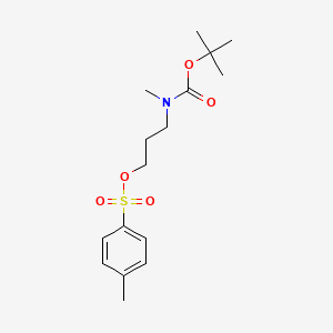 molecular formula C16H25NO5S B564778 3-(p-Toluenesulfonate)-N-methyl-N-boc-propylamine CAS No. 200563-87-7
