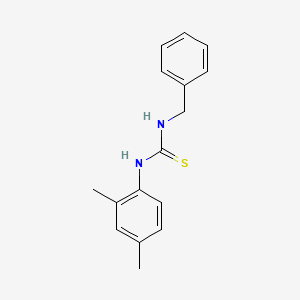 molecular formula C16H18N2S B5647783 N-benzyl-N'-(2,4-dimethylphenyl)thiourea 