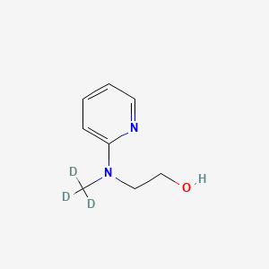 molecular formula C8H12N2O B564782 2-((Methyl-d3)-2-pyridinylamino)ethanol CAS No. 1190016-14-8